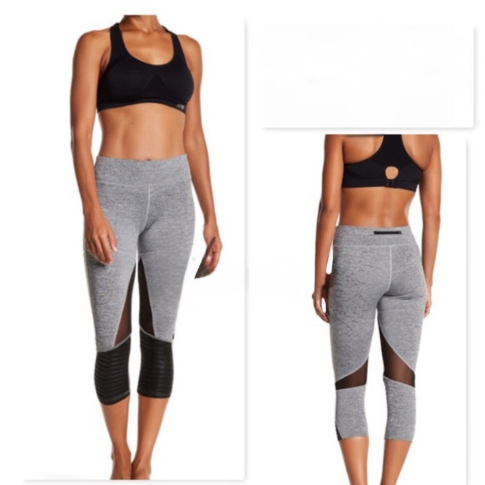 Electric Yoga Gray and Black Leggings - NWT